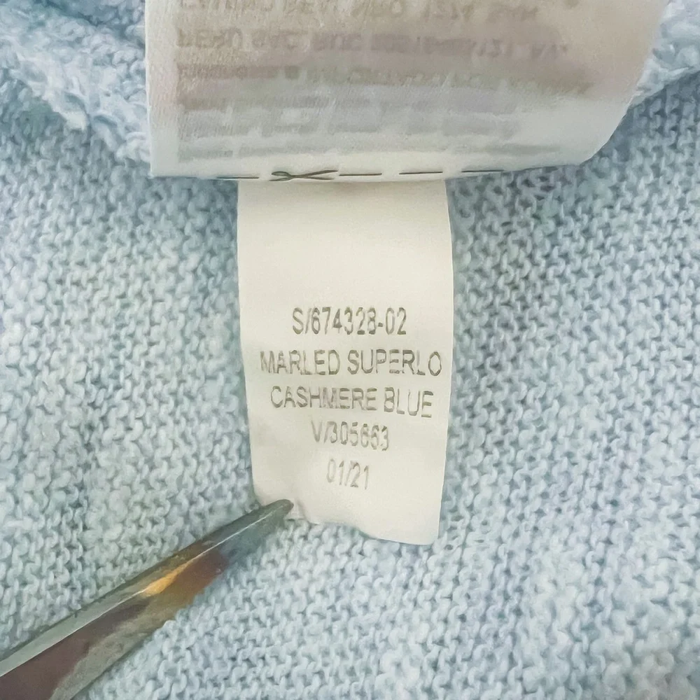 ❌SOLD❌ Old Navy Super Long Open Front Cardigan - Cashmere Blue, Size L (10-12) - Picture 7 of 8